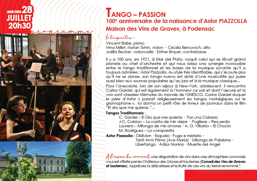 Concert Tango Passion 