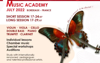 Académie de musique d’été – 17 – 29 juillet 2022